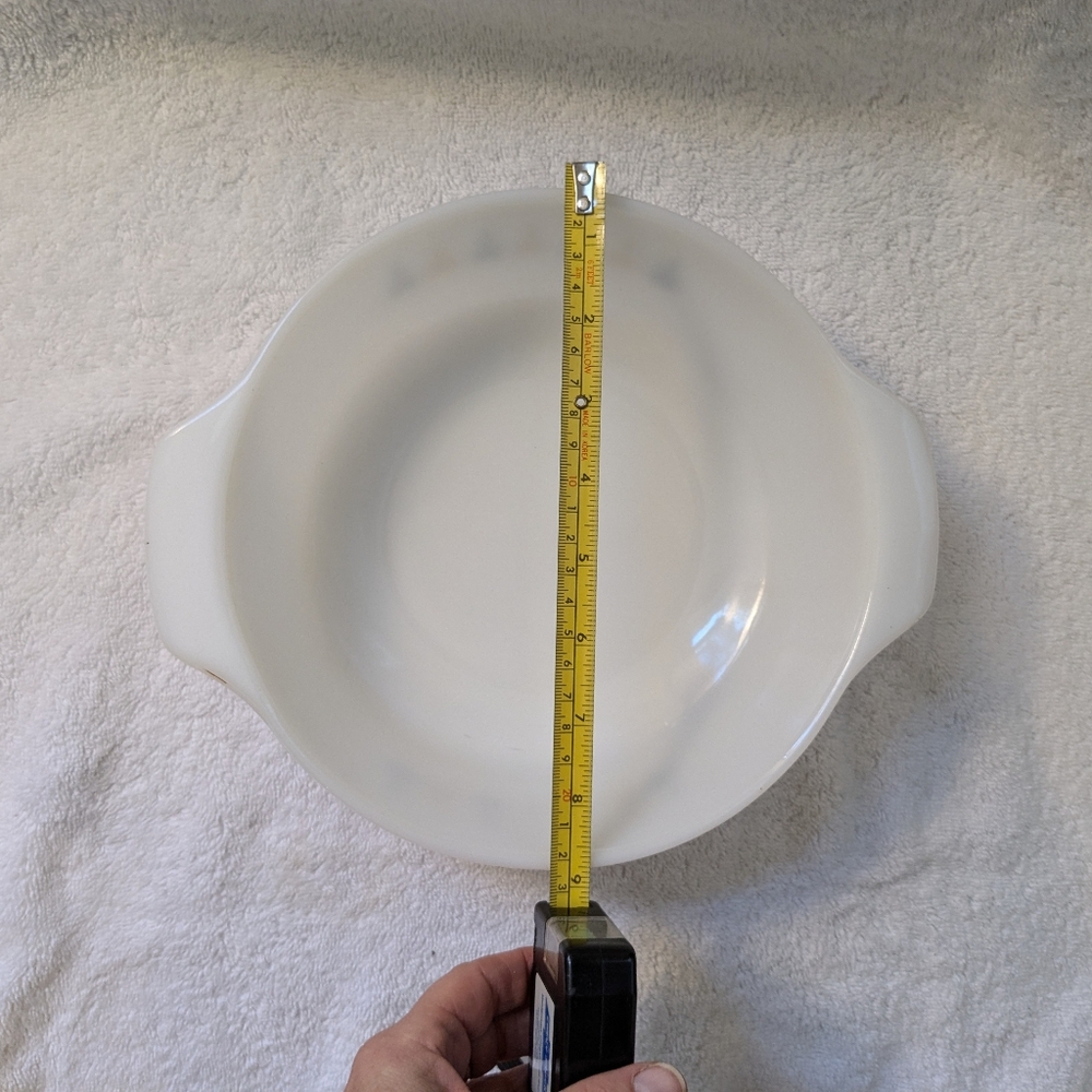 MCM Fire King Anchor Hocking round lidded candle glow 437 1.5 qt casserole - Picture 3 of 10